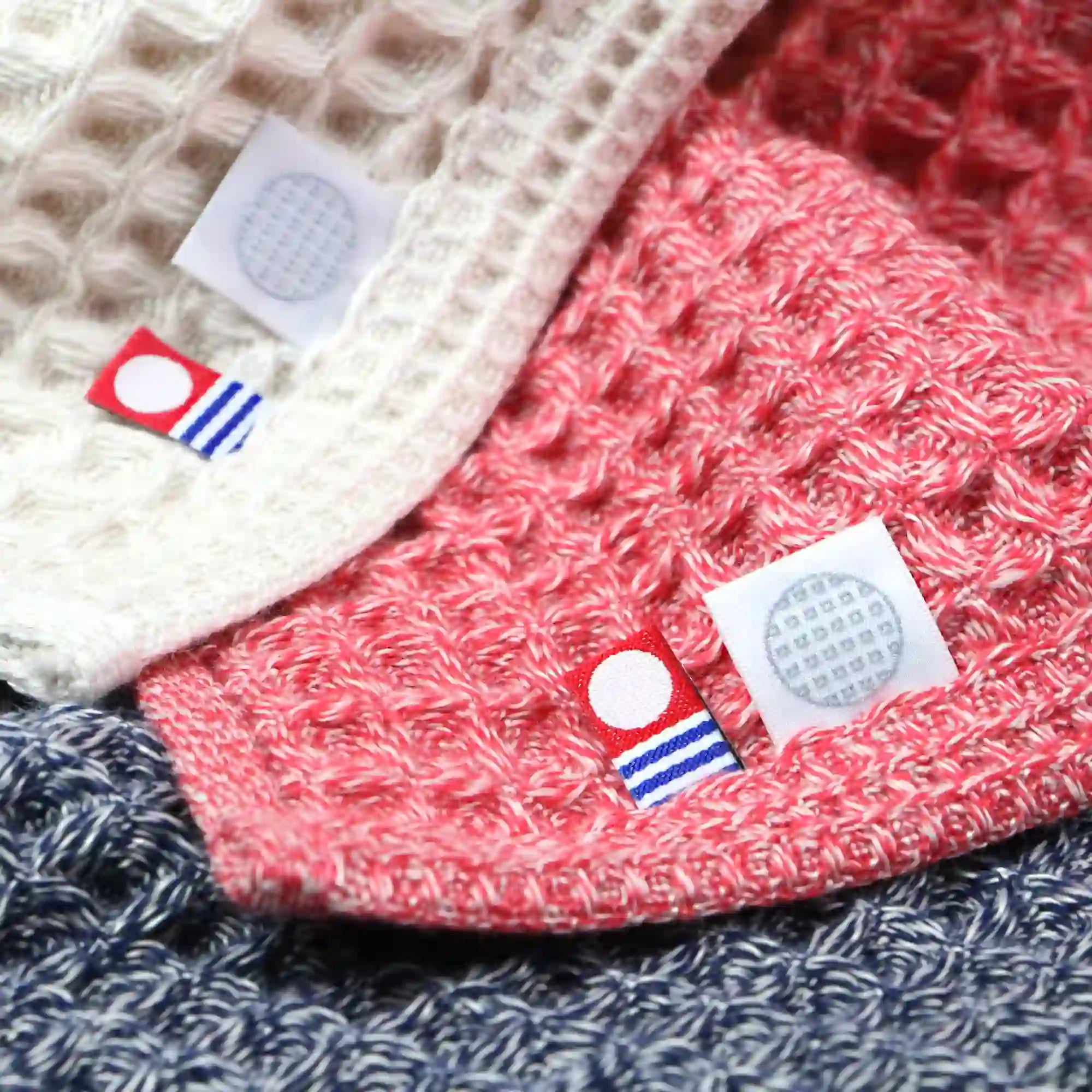 Close-up of Imabari towel with a &
