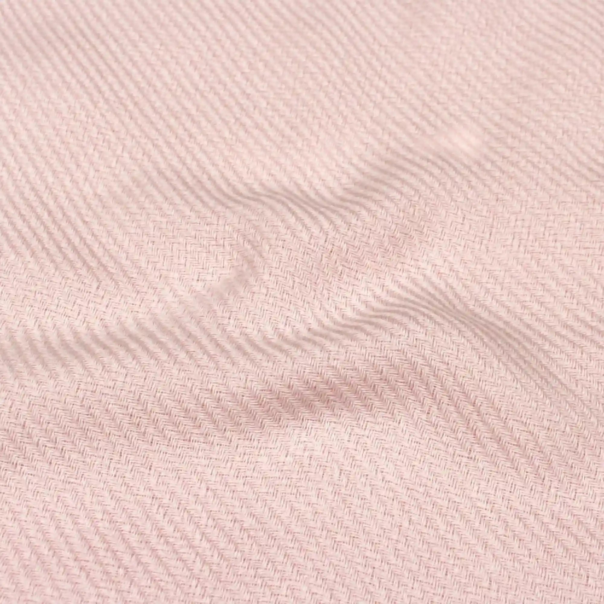 Close-up of a pink Imabari towel gauze cotton fabric