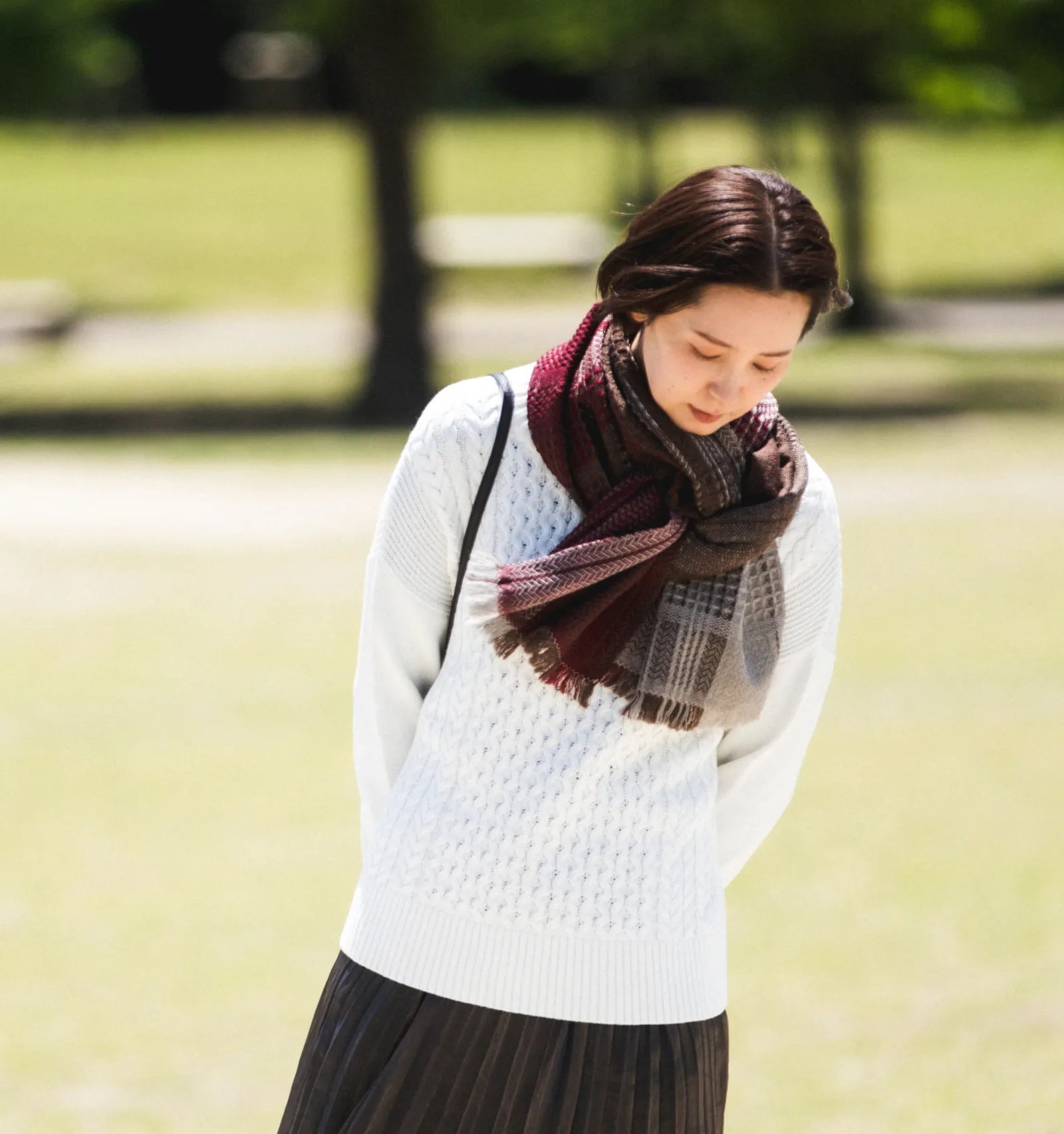 KAWARI Extra Fine Merino Wool Muffler Zero