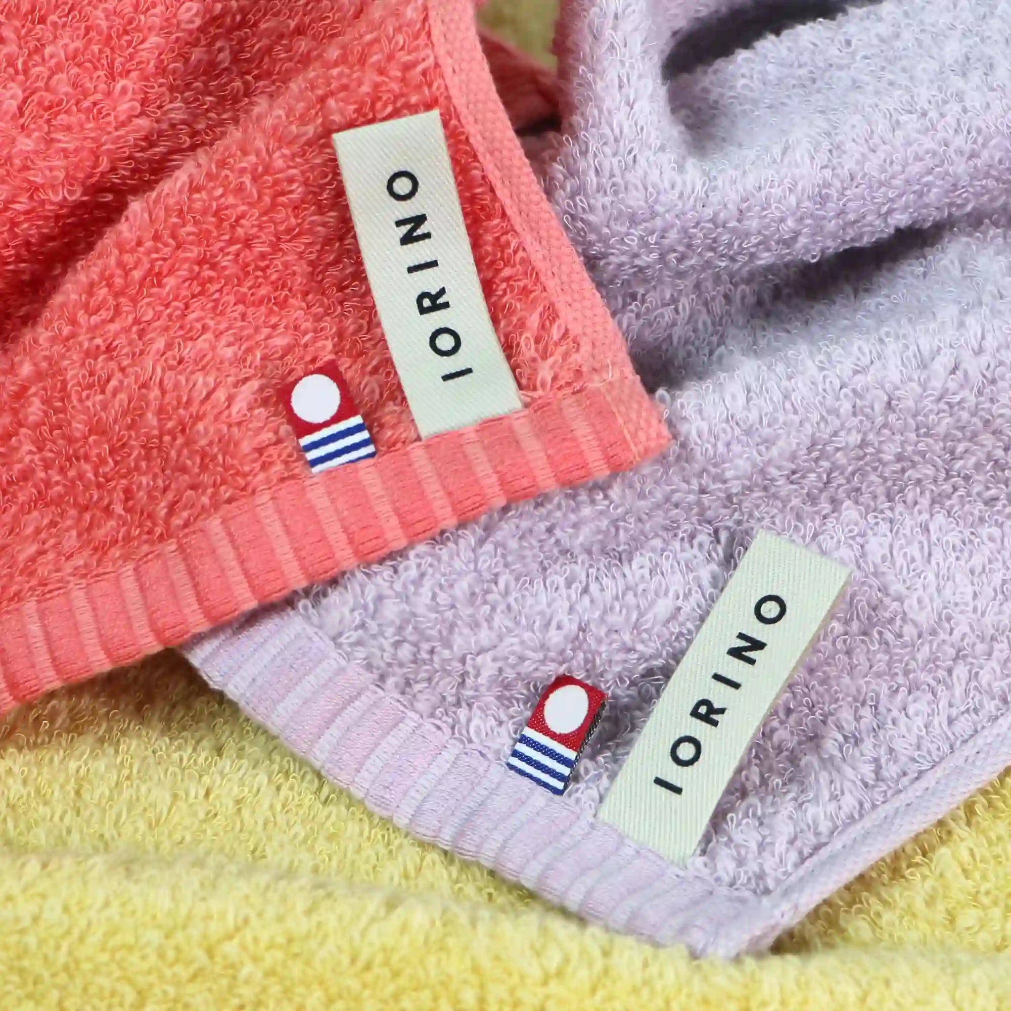 Colorful Imabari towels with &
