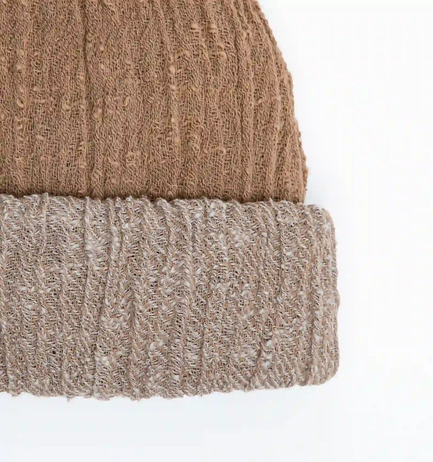 8WAY COTTON CAP - Camel × Mocha