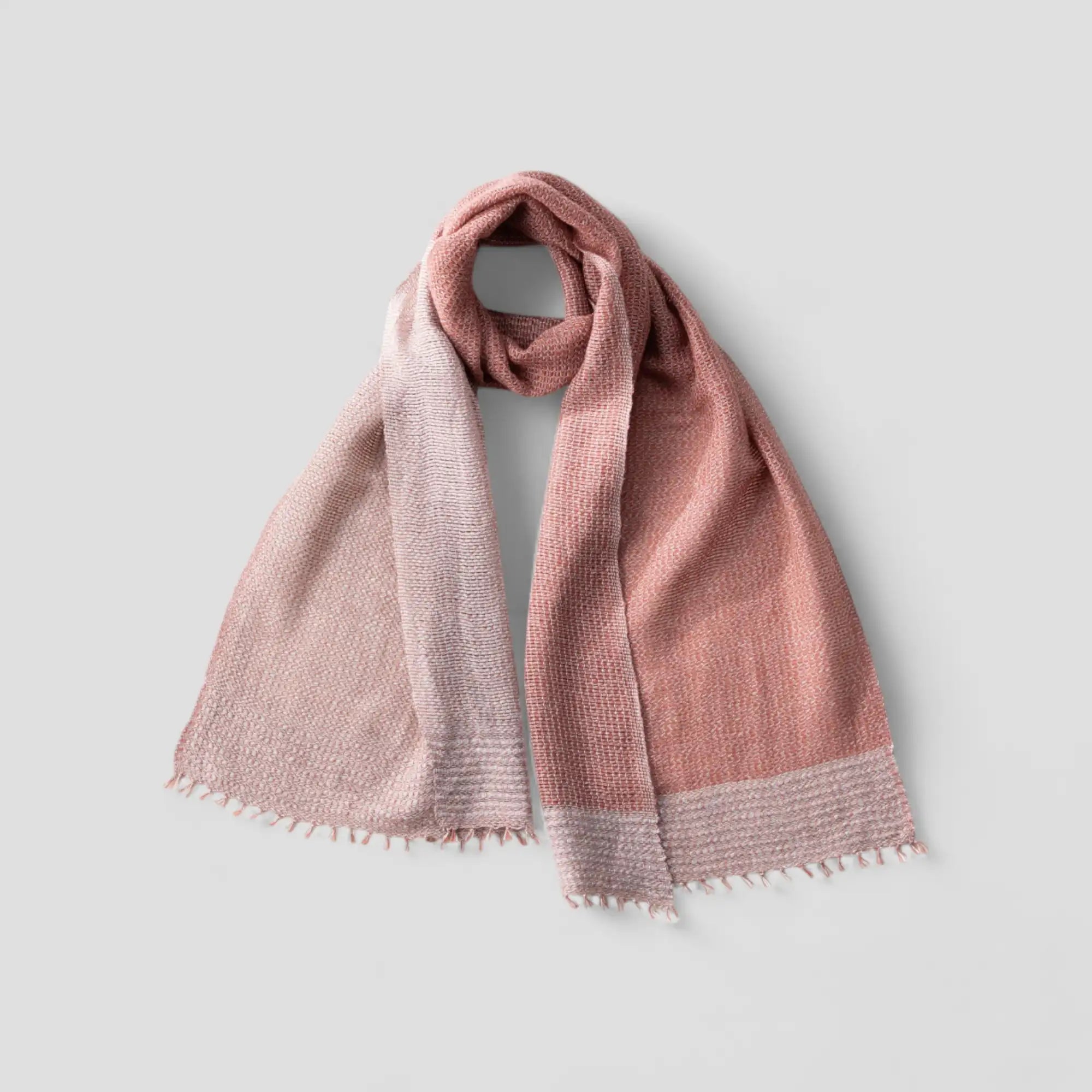MOJIRI Two-Tone Organic Cotton Muffler