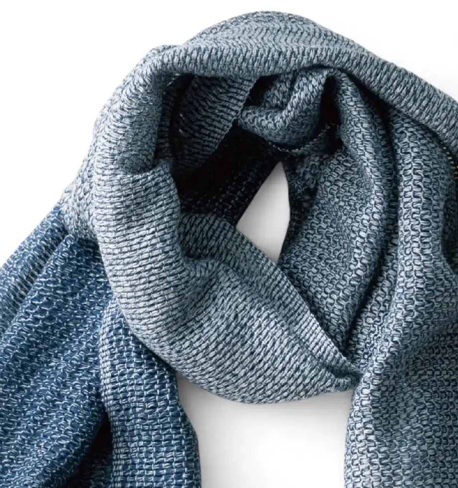 MOJIRI Two-Tone Organic Cotton Muffler