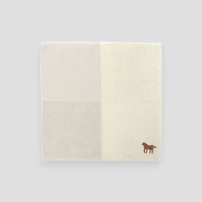 12 ANIMALS Handkerchief Towels