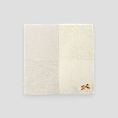 12 ANIMALS Handkerchief Towels