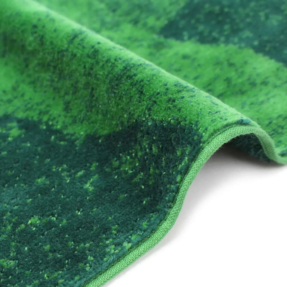 A side of Imabari towel in green closed up