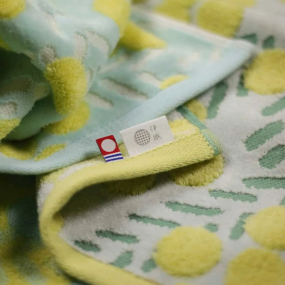 Close-up of Imabari towel Labels 