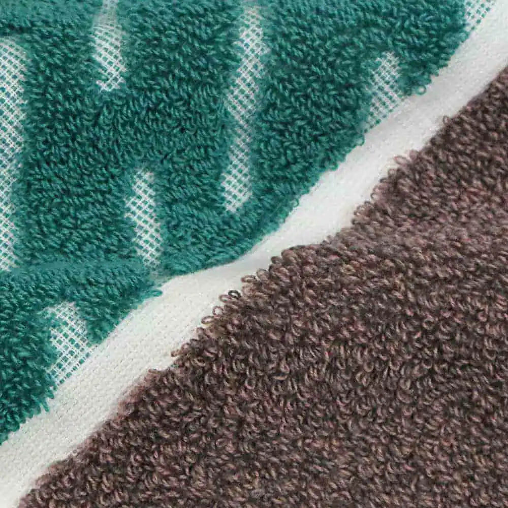 Close up of a Imabari towel pile
