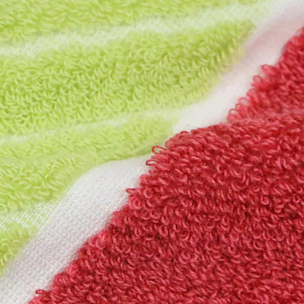 Close up of a Imabari towel pile