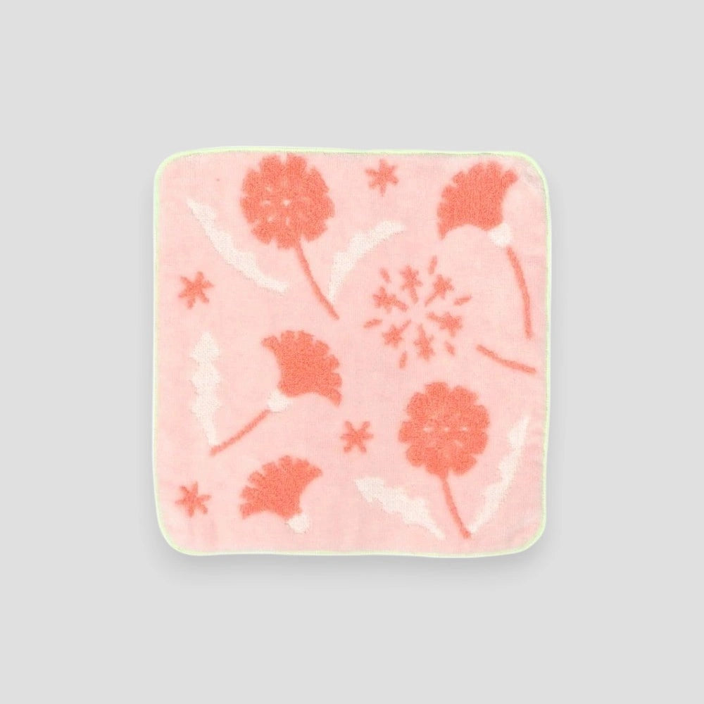 A square pink small Imabari towel