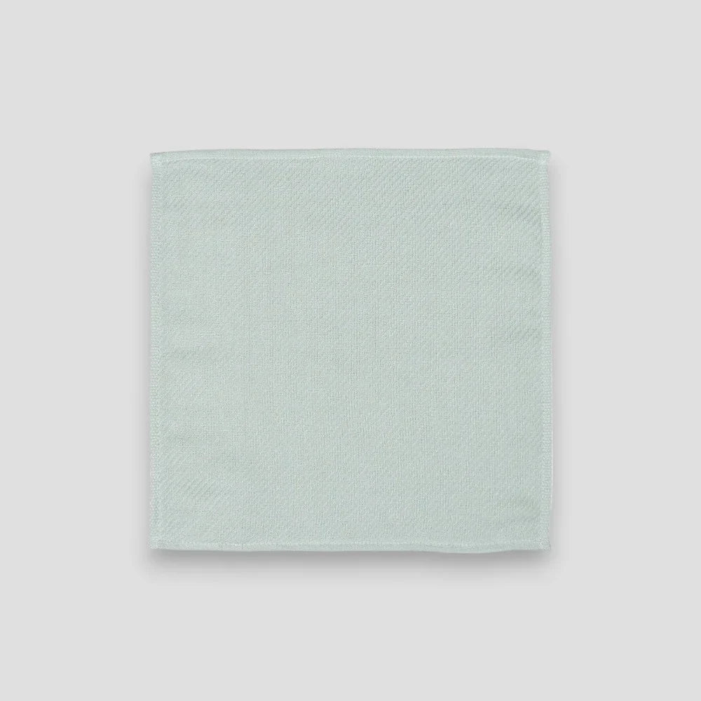 Square blue Imabari towel  made from cotton gauze.