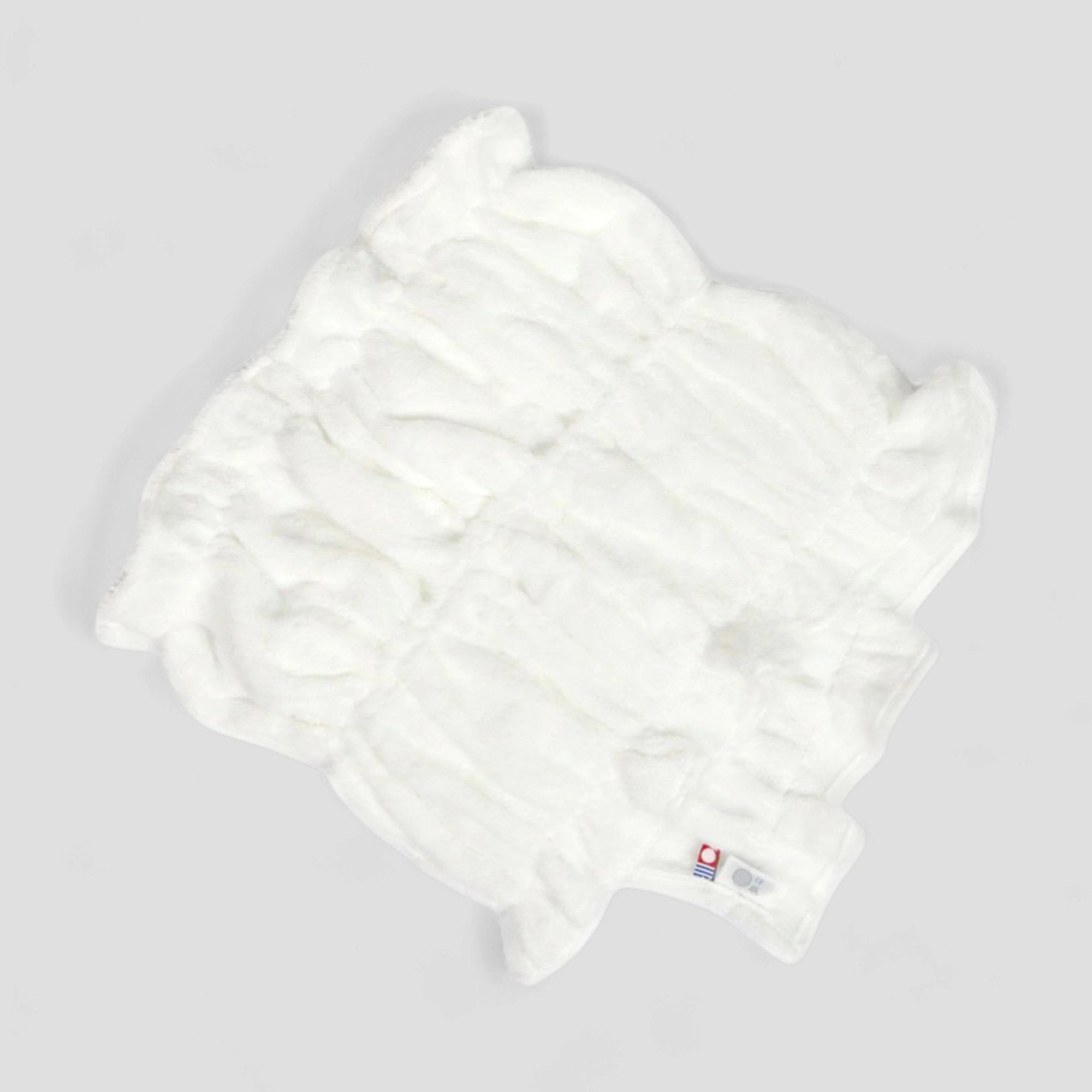 White Imabari towel hair-dry-towel on a light gray background