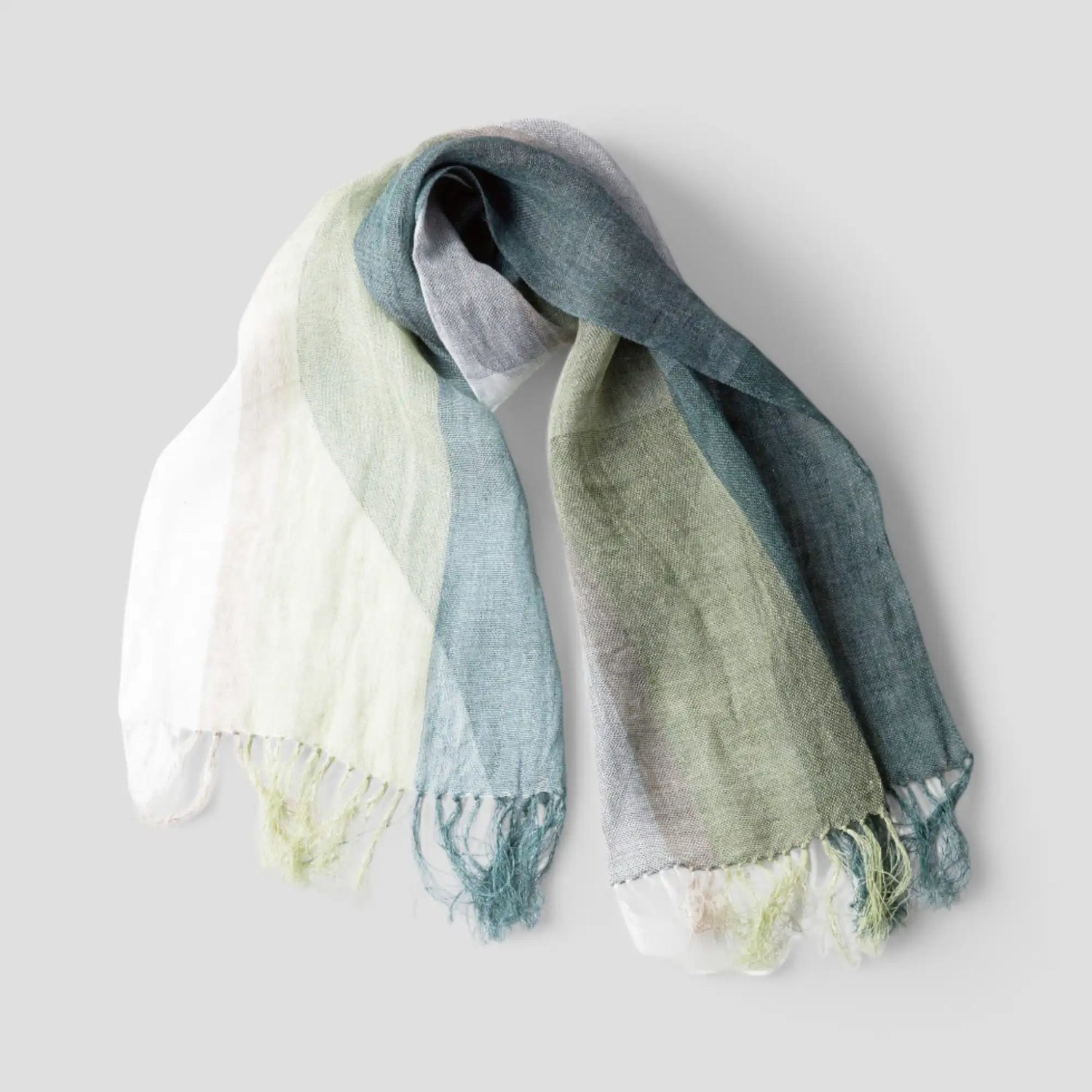 Linen＆Ramie Stole Colors-Green