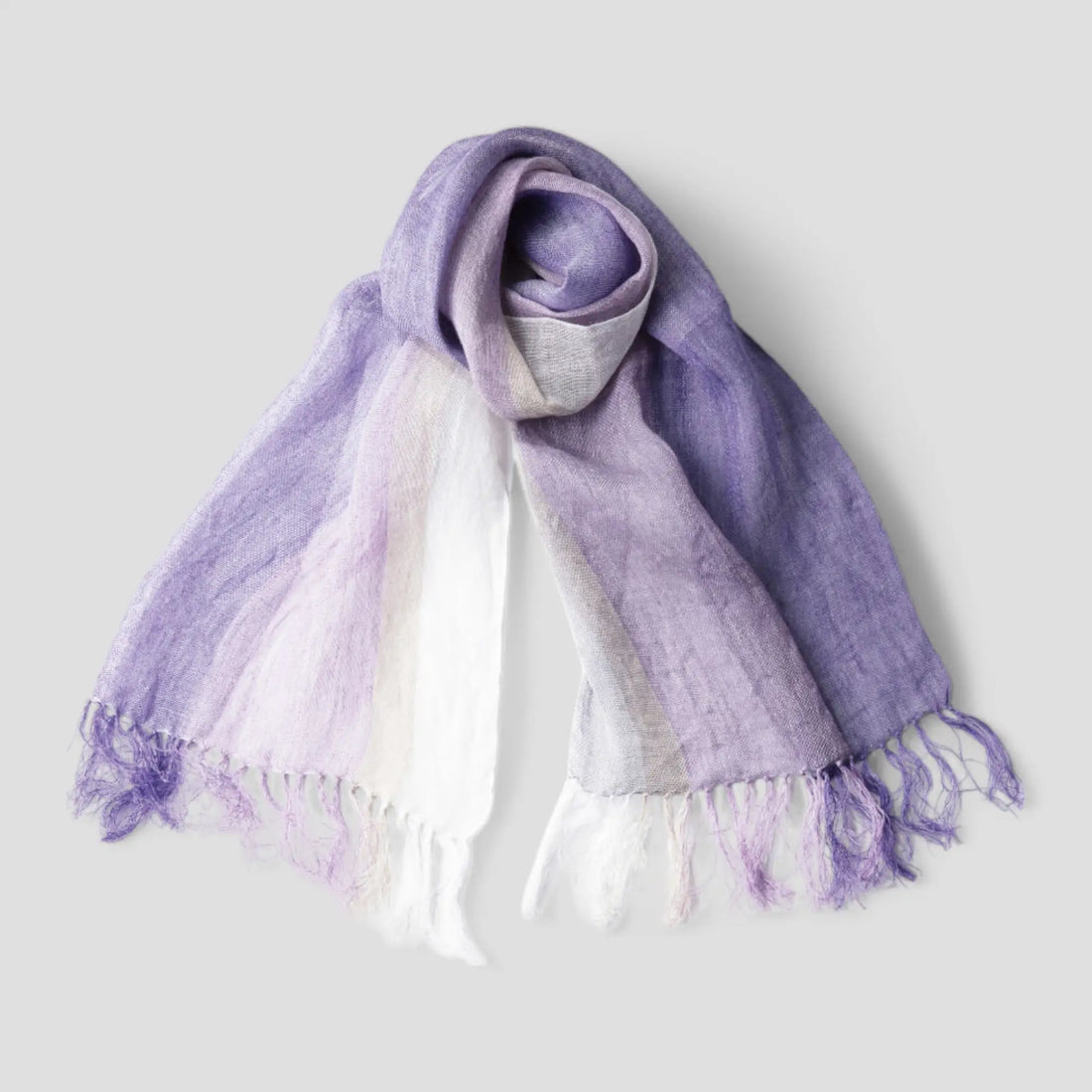 Linen＆Ramie Stole Colors-Purple
