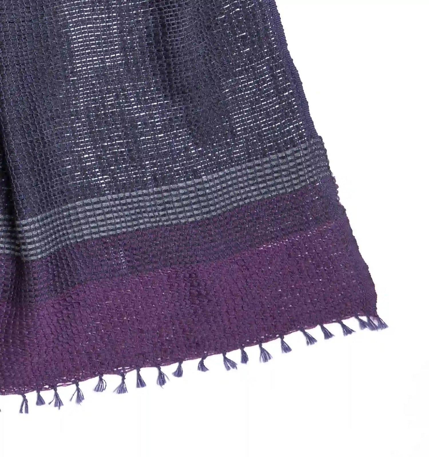 YURAGI Wool Muffler - Violet