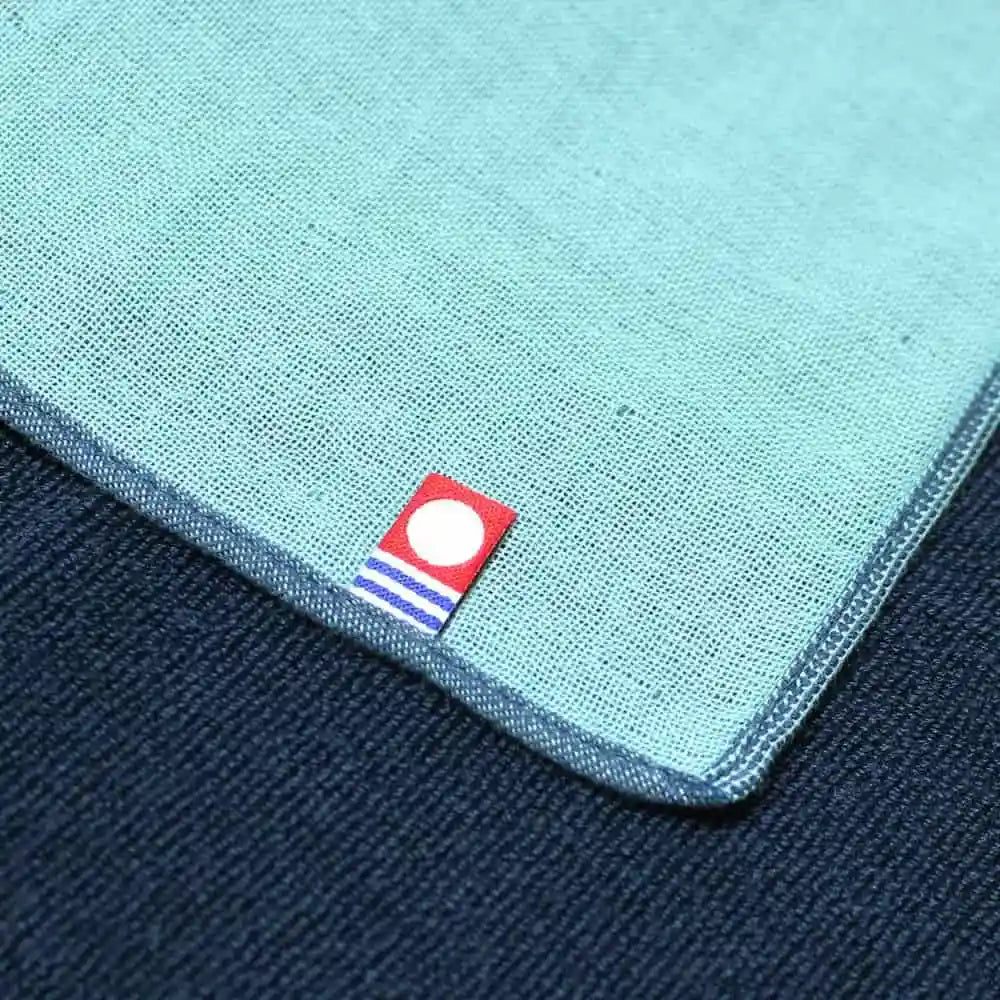 A label of Imabari towel brand mark closed-up