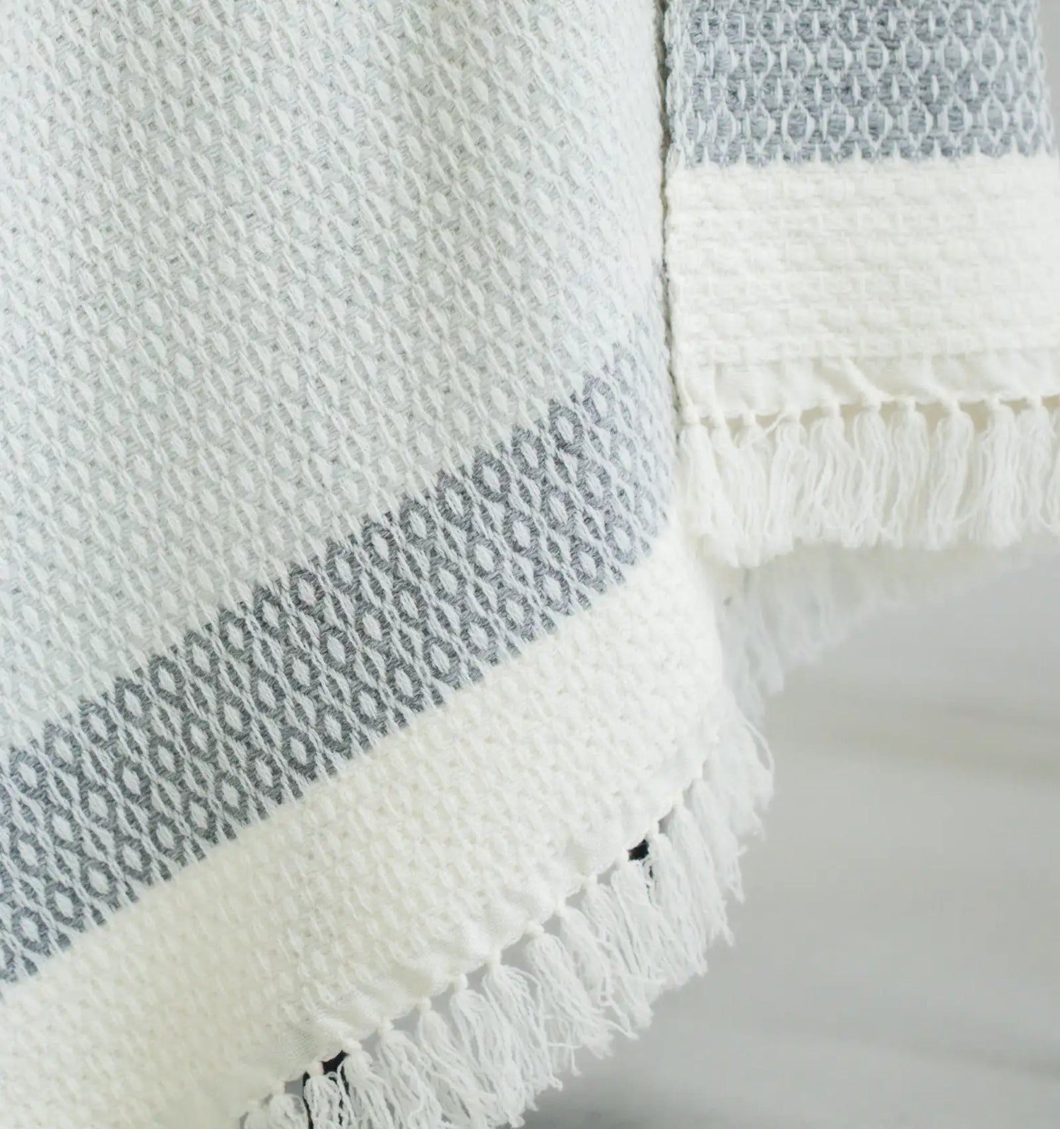 KAWARI Extra Fine Merino Wool BLANKET SHAWL