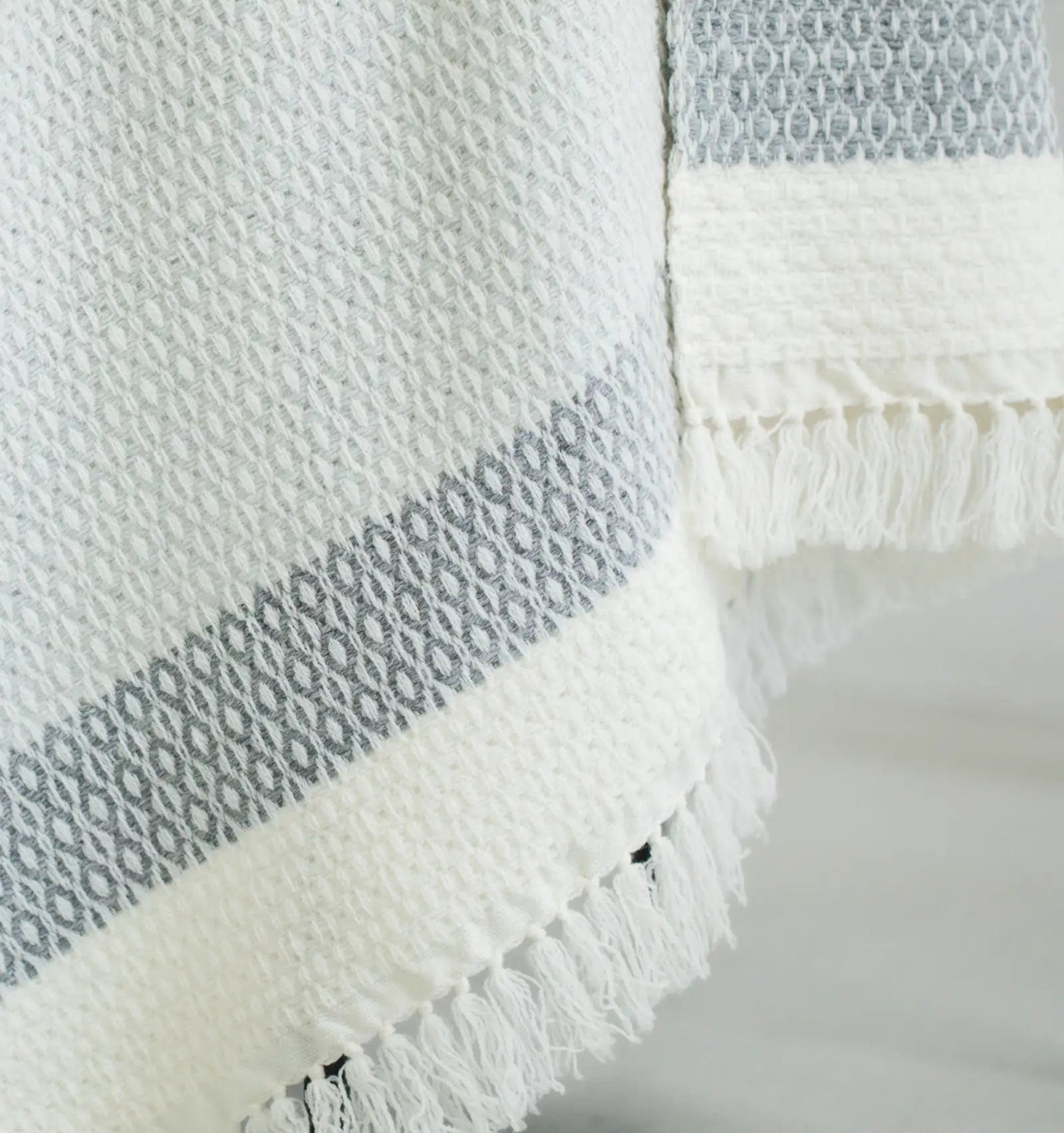 KAWARI Extra Fine Merino Wool Blanket Shawl