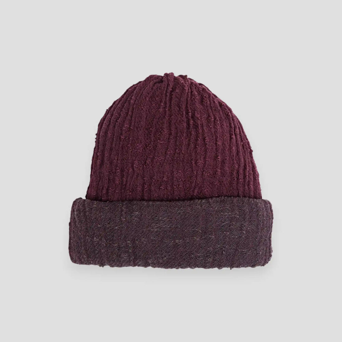 8WAY COTTON CAP - Bordeaux × Brown