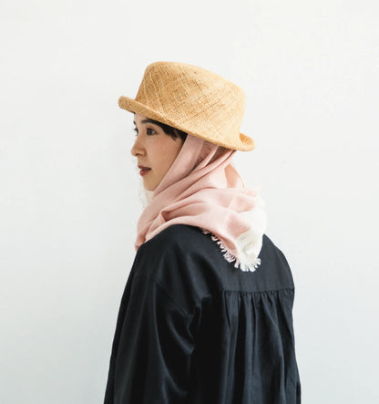 NECKABLE Hooded Snood - Pink Beige