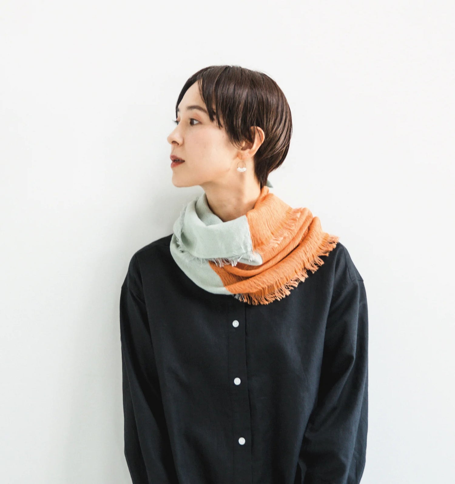 NECKABLE Hooded Snood - Mint Orange