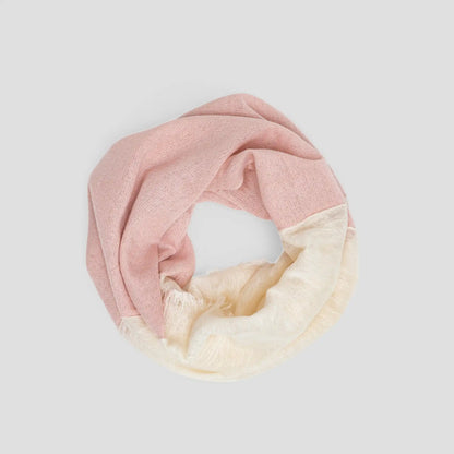 NECKABLE Hooded Snood - Pink Beige