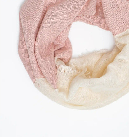 NECKABLE Hooded Snood - Pink Beige