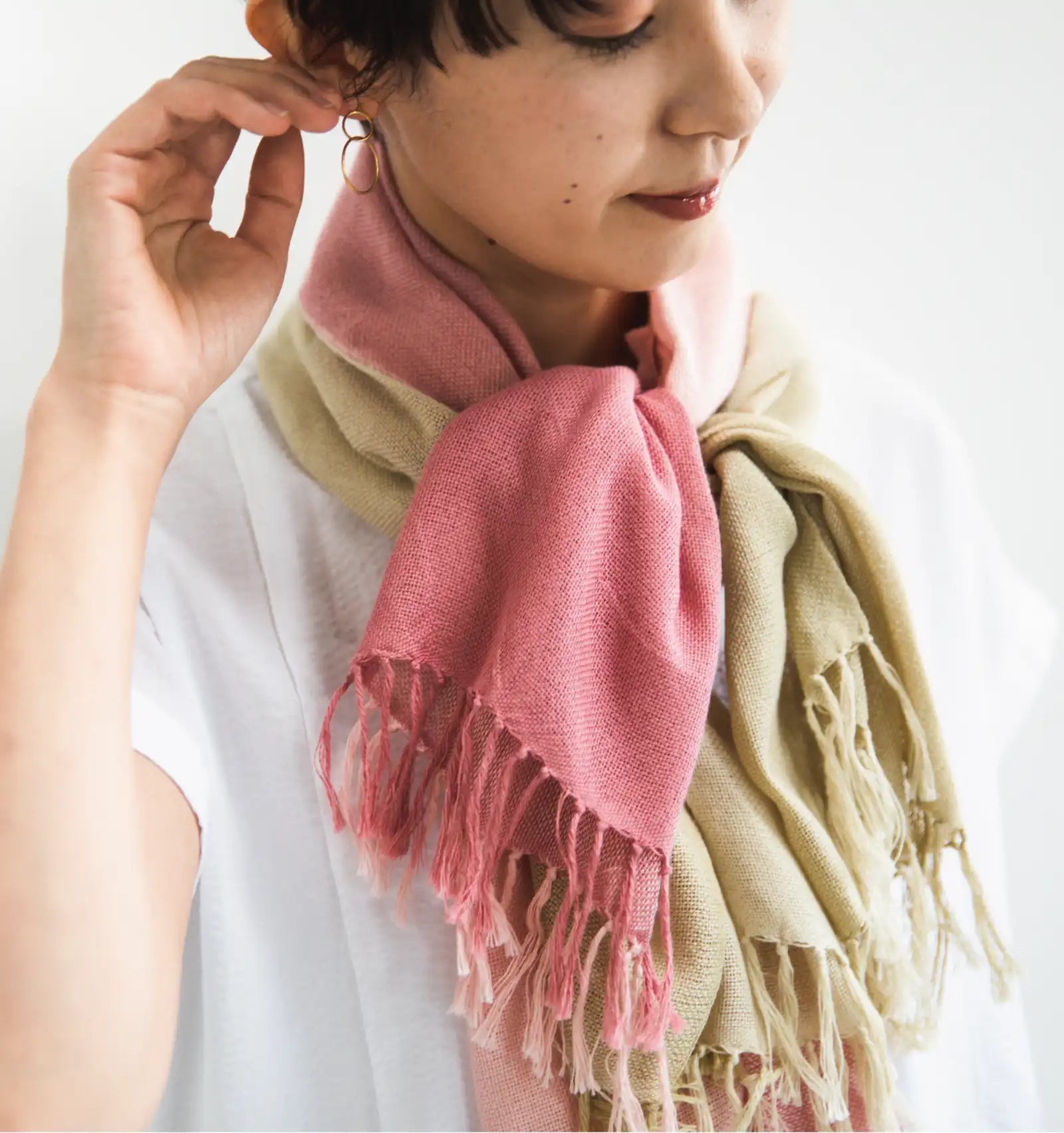 WAKKA Ring Stole - Old Rose